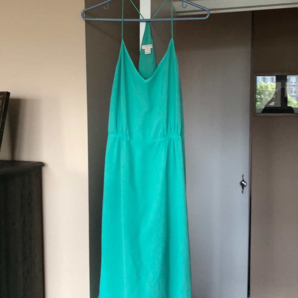 JCrew Factory Mint Maxi Dress